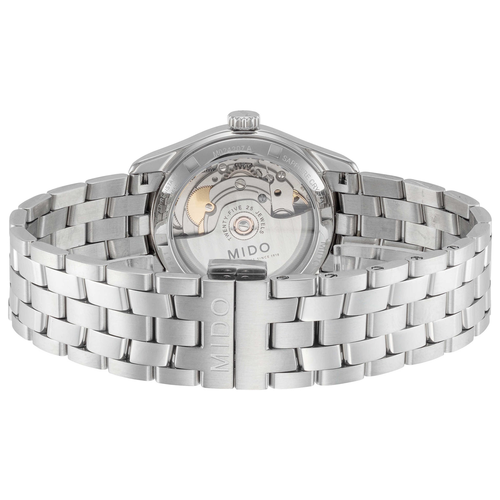 Back view of Mido Belluna II Women's Automatic Watch M0242071103300