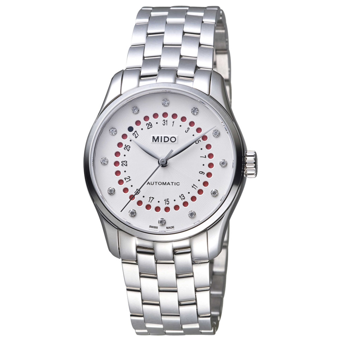 Front view of Mido Belluna Women's Automatic Watch M0242071103600