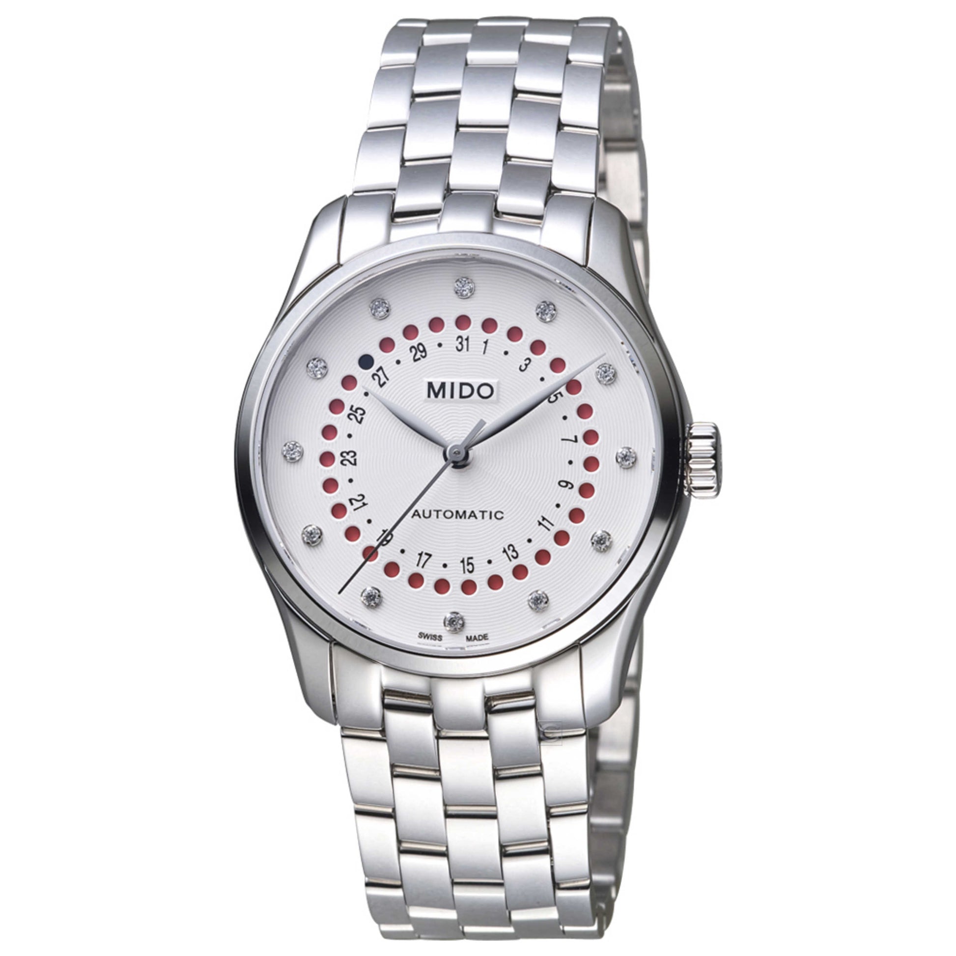 Front view of Mido Belluna Women's Automatic Watch M0242071103600