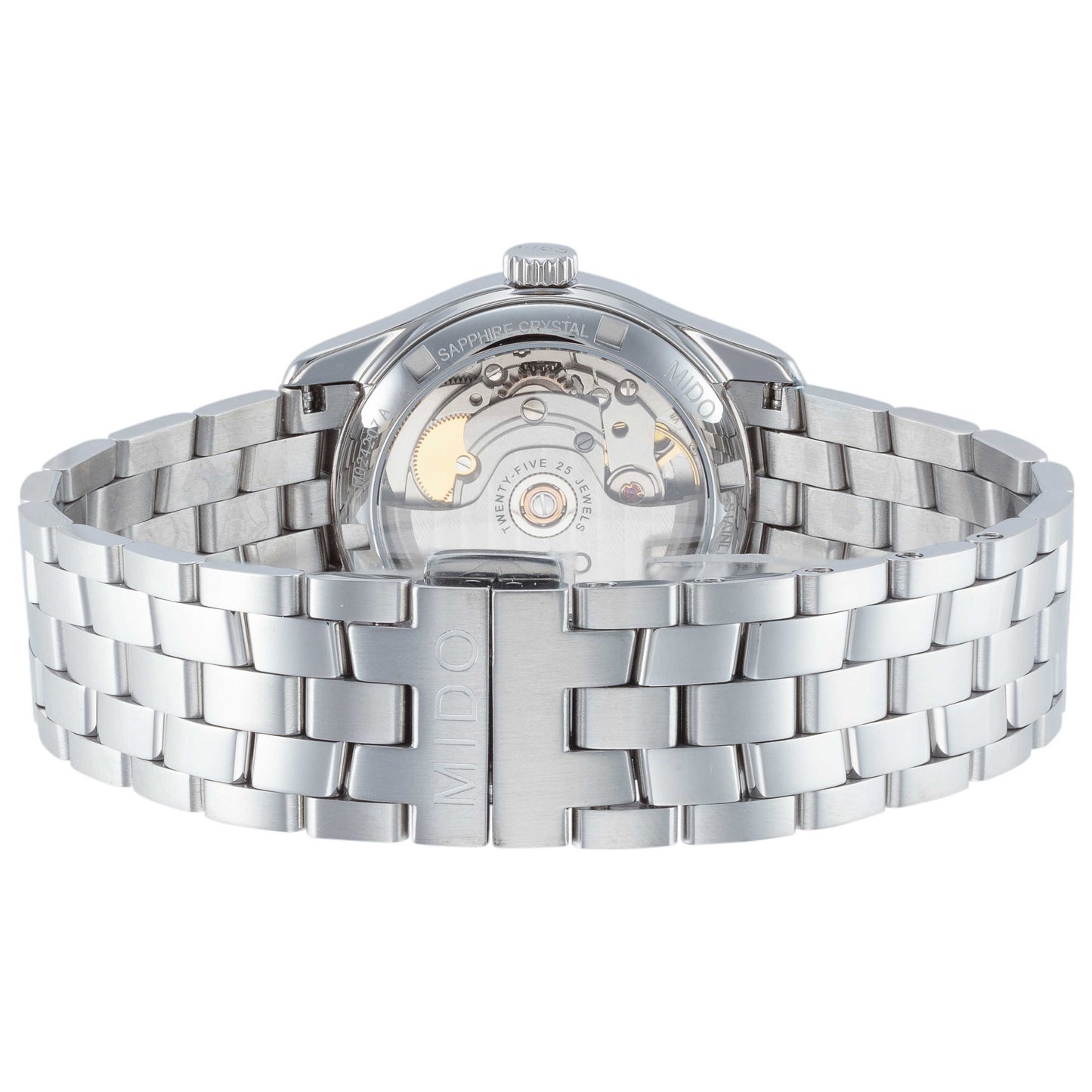 Back view of Mido Belluna II Women's Automatic Watch M0242071105300
