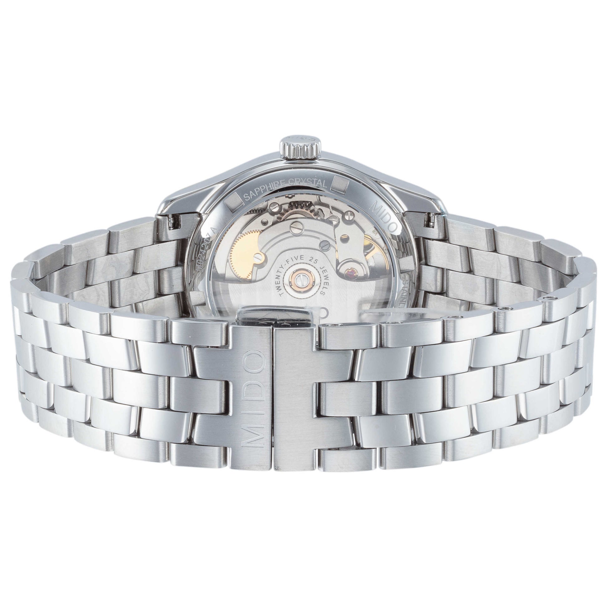 Back view of Mido Belluna II Women's Automatic Watch M0242071105300