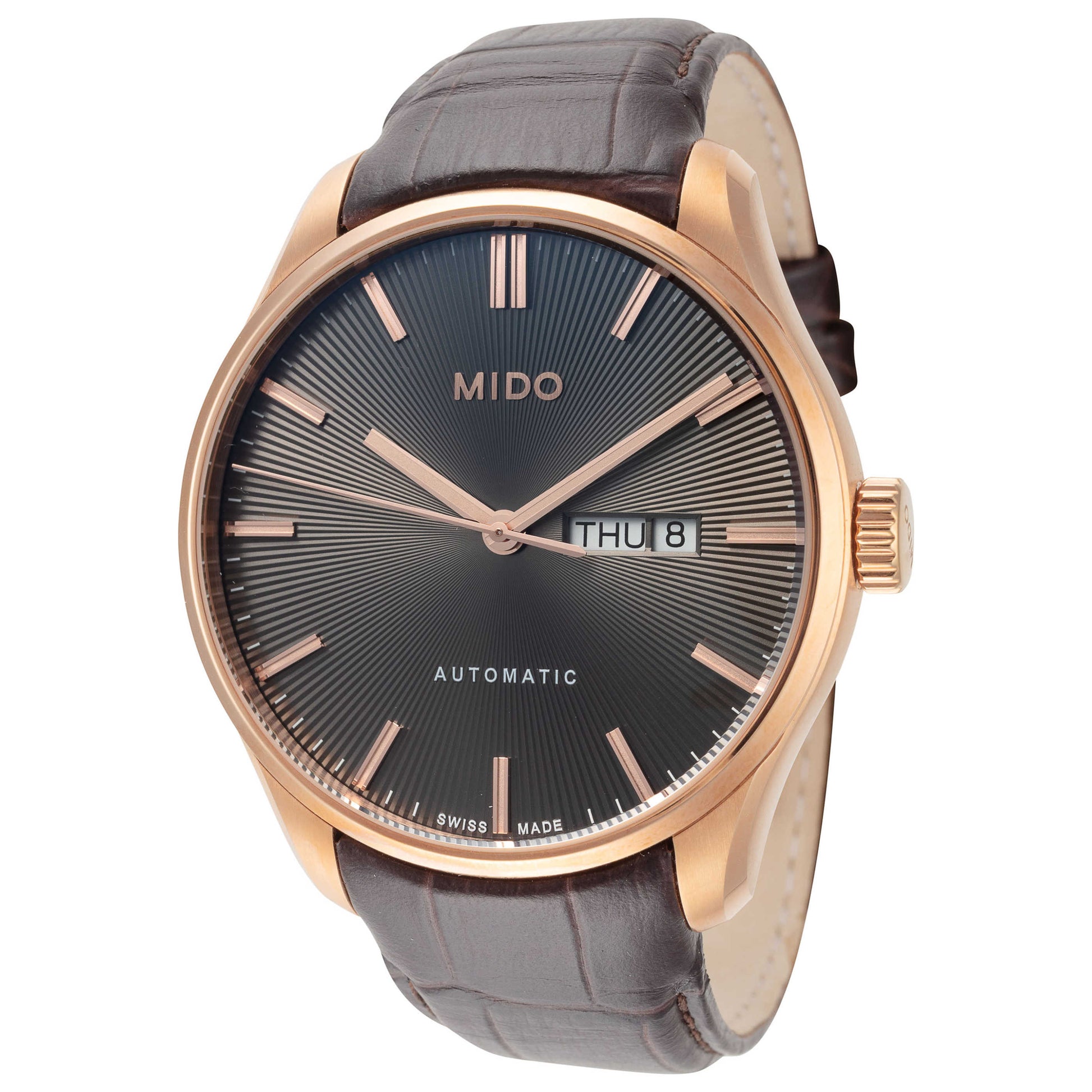 Front view of Mido Belluna II Men's Automatic Watch M0246303606100