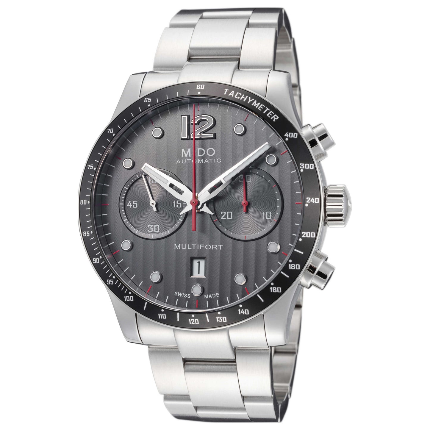 Front view of Mido Multifort Men's Automatic Watch M0256271106100