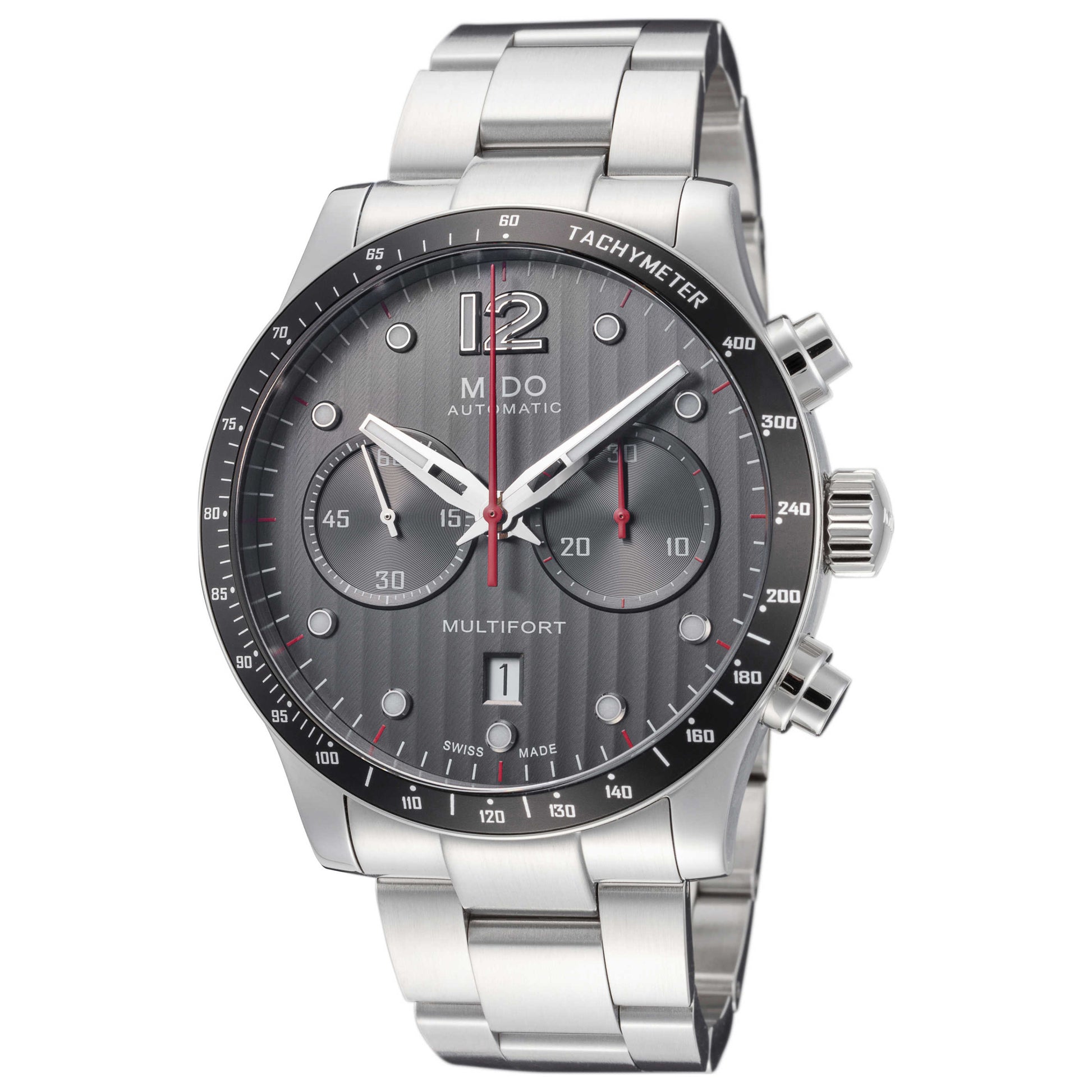 Front view of Mido Multifort Men's Automatic Watch M0256271106100