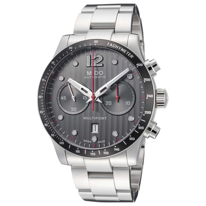 Front view of Mido Multifort Men's Automatic Watch M0256271106100