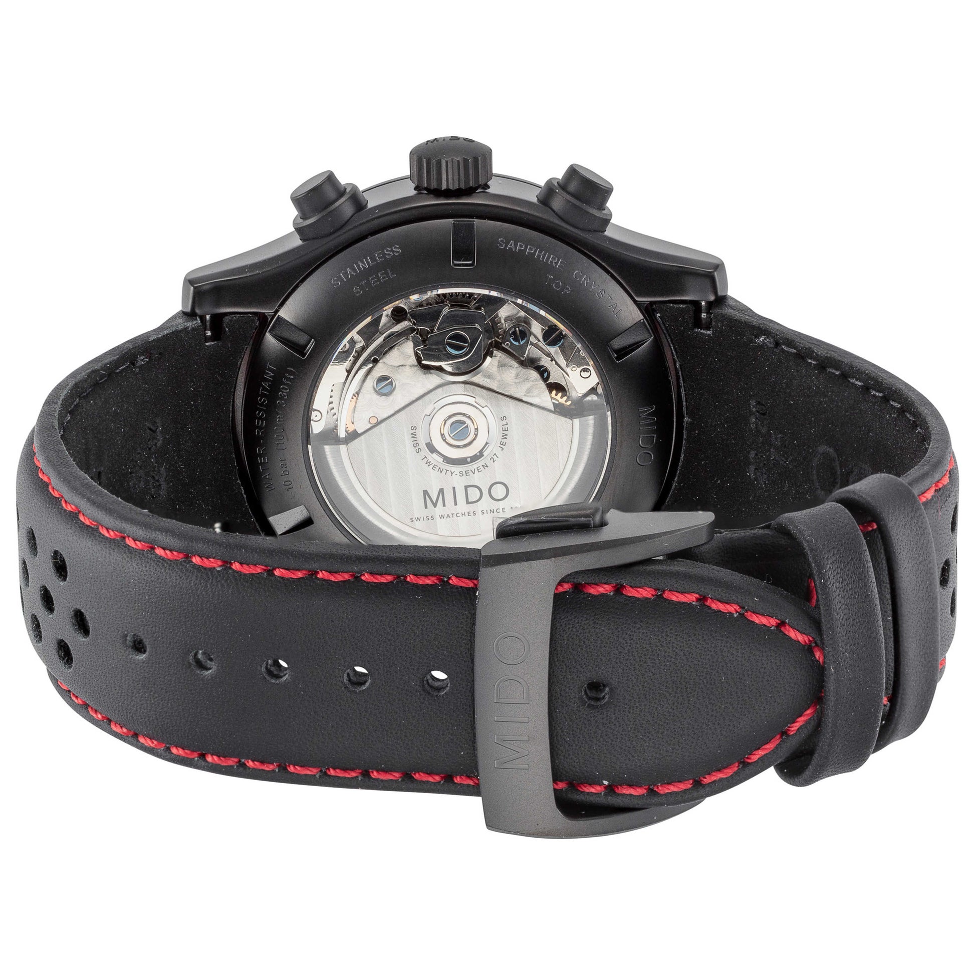Back view of Mido Multifort Men's Automatic Watch M0256273606100