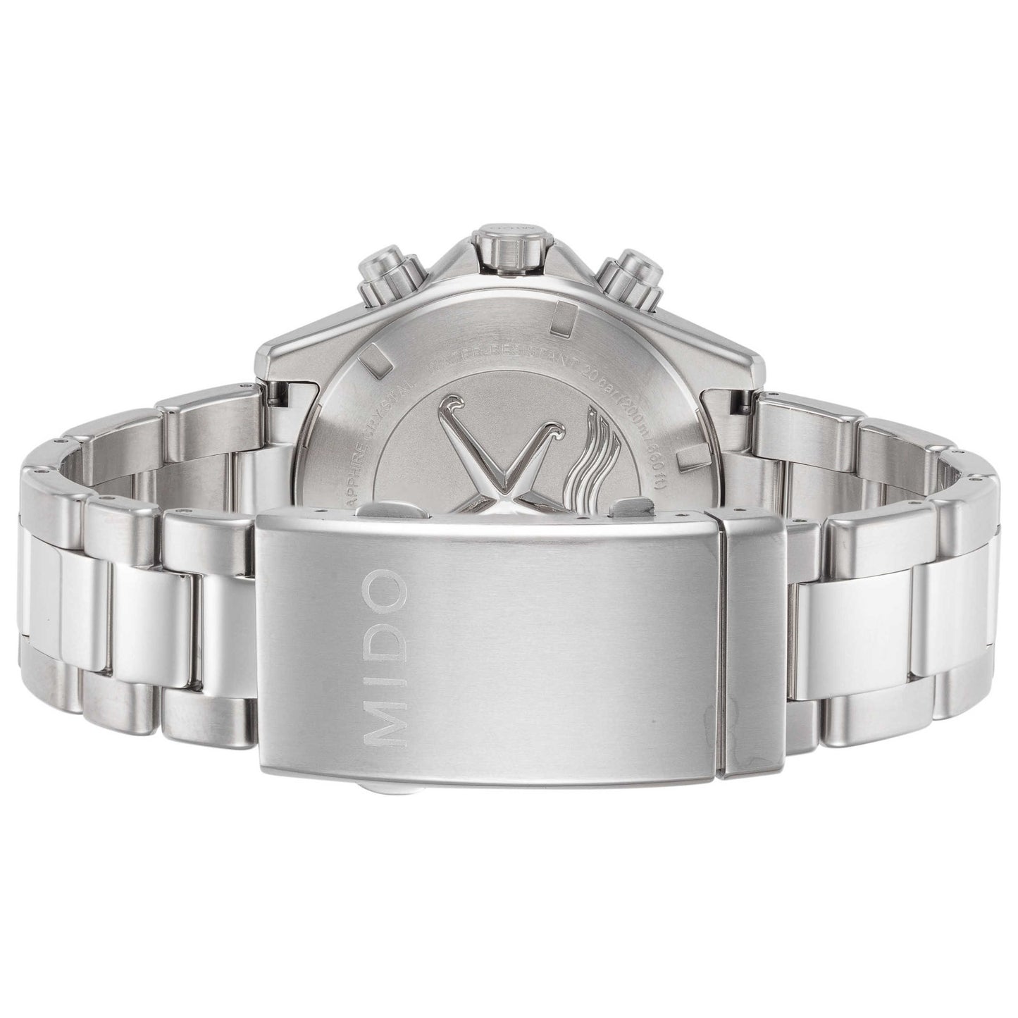 Back view of Mido Ocean Star Men's Automatic Watch M0266274404100