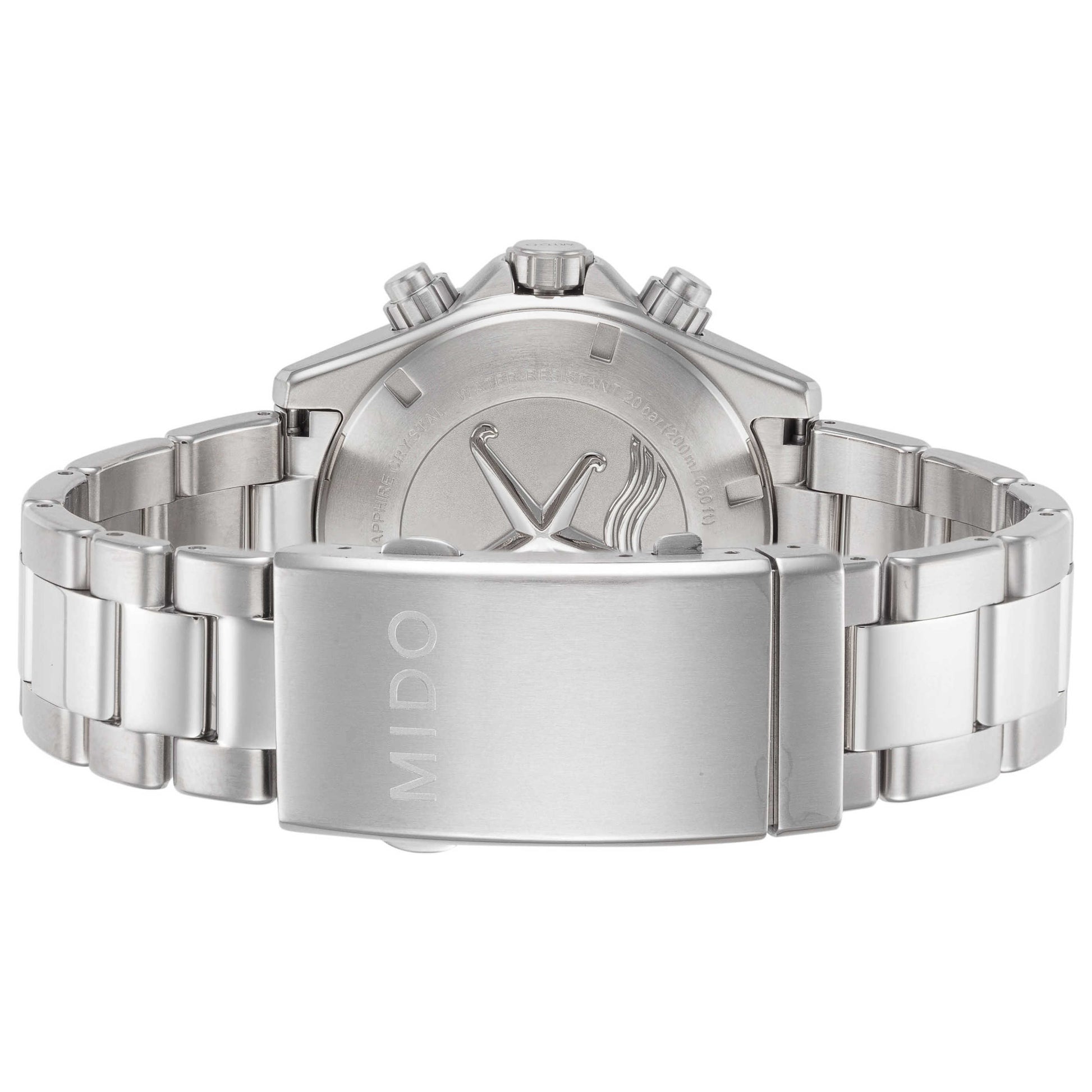 Back view of Mido Ocean Star Men's Automatic Watch M0266274404100