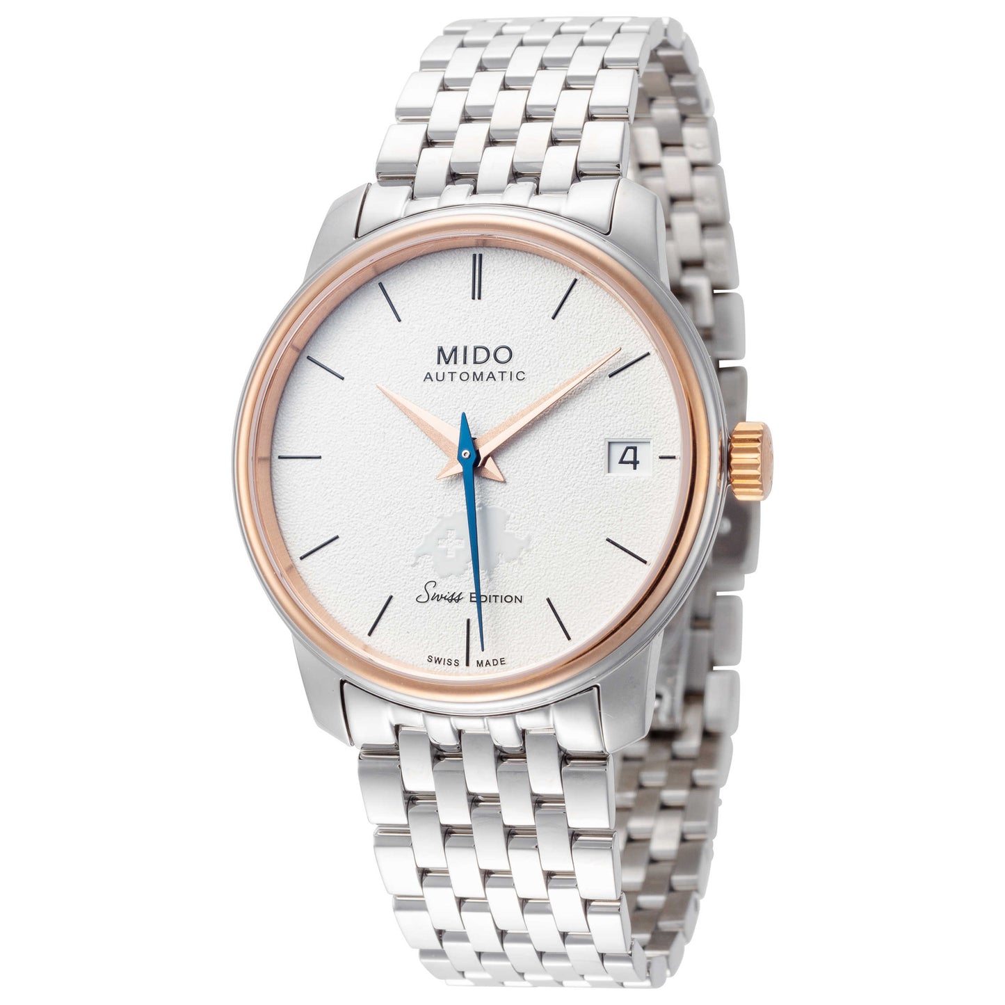Front view of Mido Baroncelli III Heritage Women's Automatic Watch M0272072101000