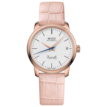 Front view of Mido Baroncelli III Women's Automatic Watch M0272073601000