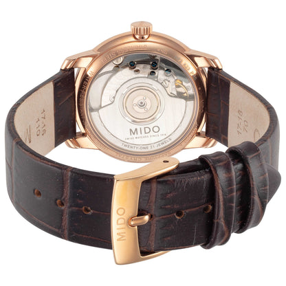 Back view of Mido Baroncelli III Women's Automatic Watch M0272073610600