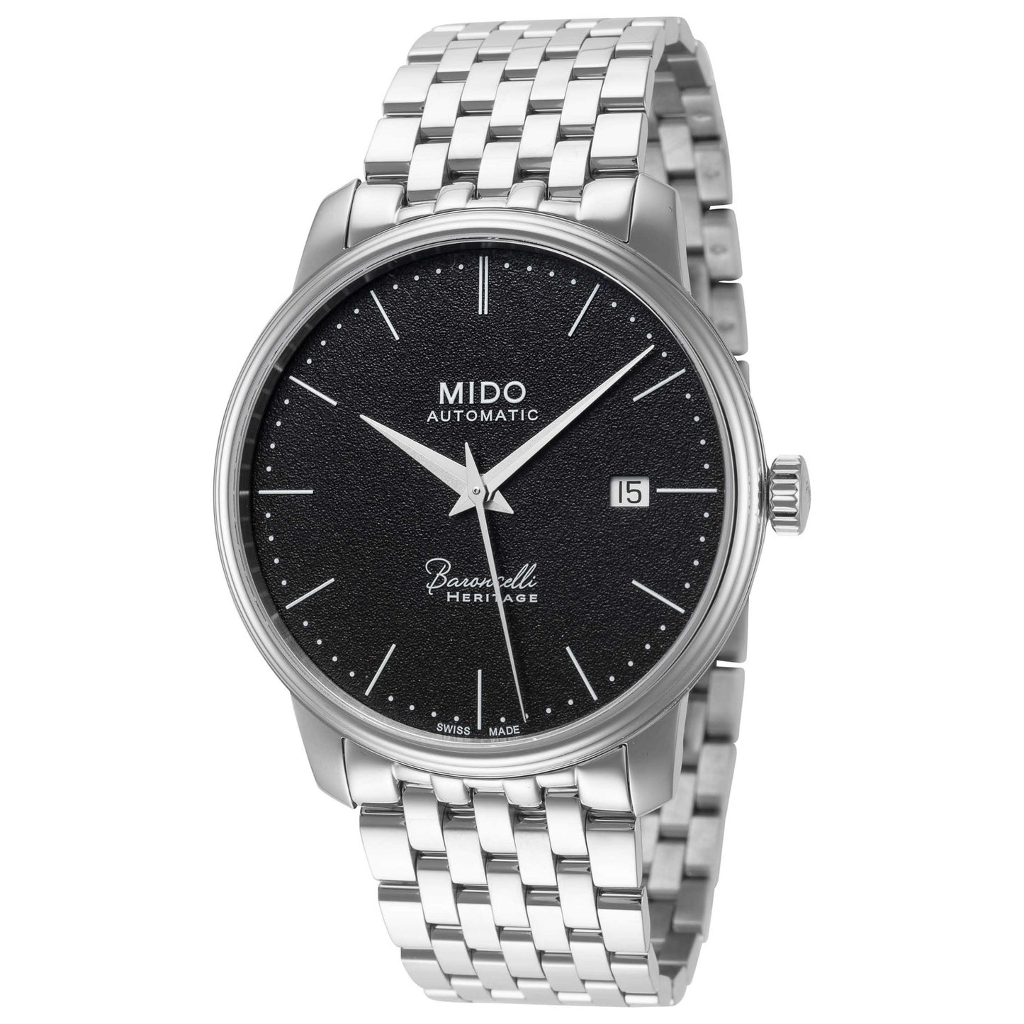 Front view of Mido Baroncelli III Men's Automatic Watch M0274071105000