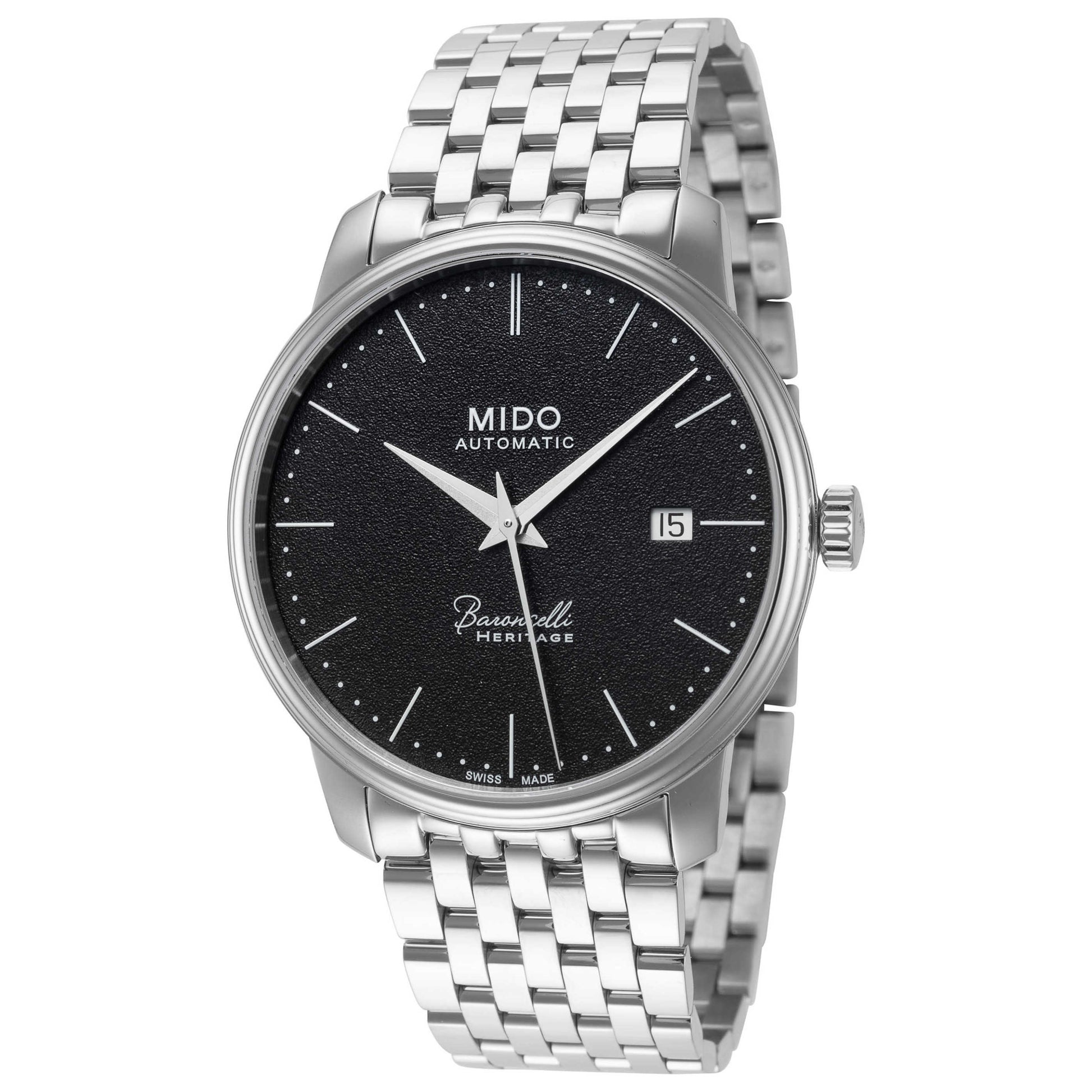 Front view of Mido Baroncelli III Men's Automatic Watch M0274071105000