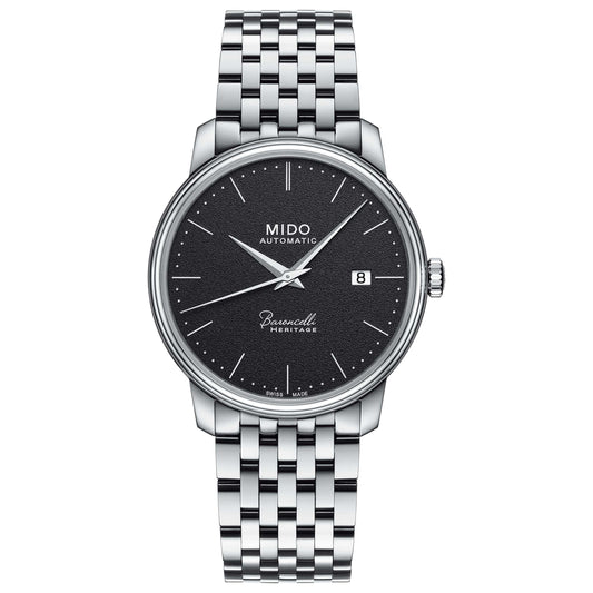 Front view of Mido Baroncelli III Men's Automatic Watch M0274071105000