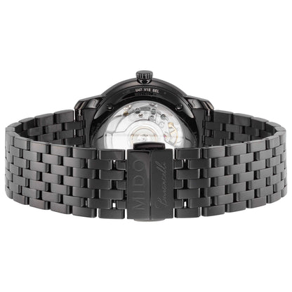 Back view of Mido Baroncelli III Men's Automatic Watch M0274073305000