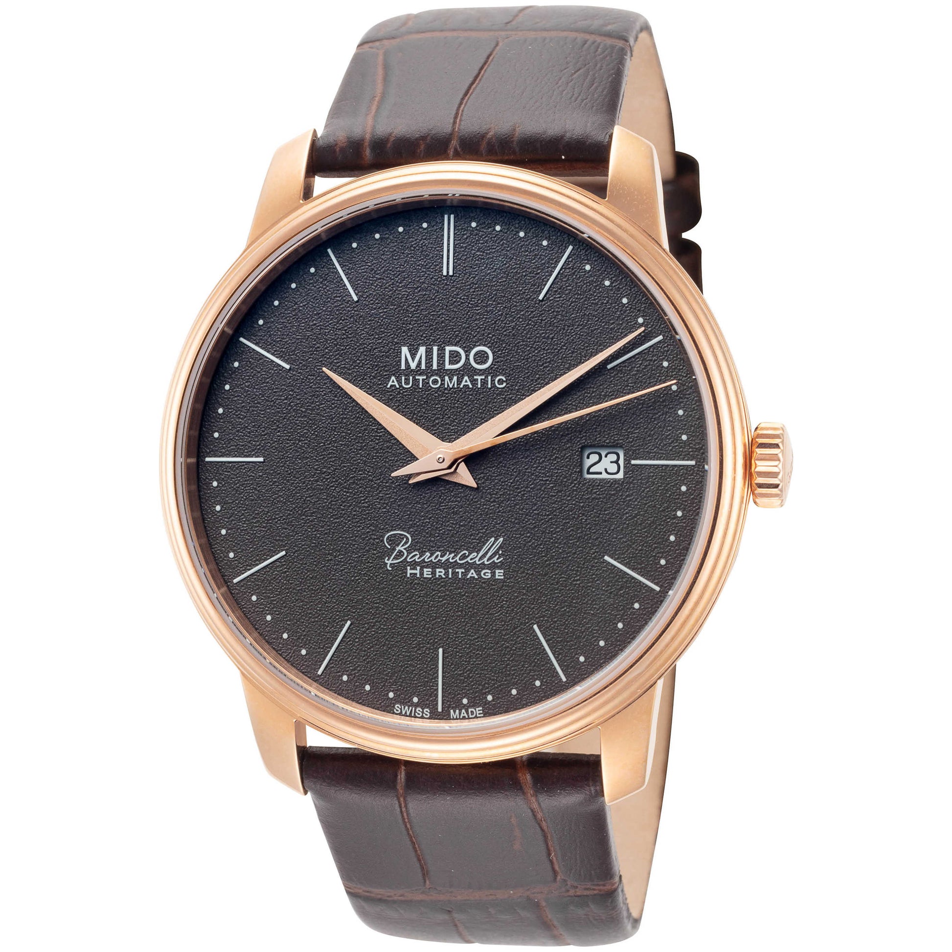 Front view of Mido Baroncelli II Men's Automatic Watch M0274073608000