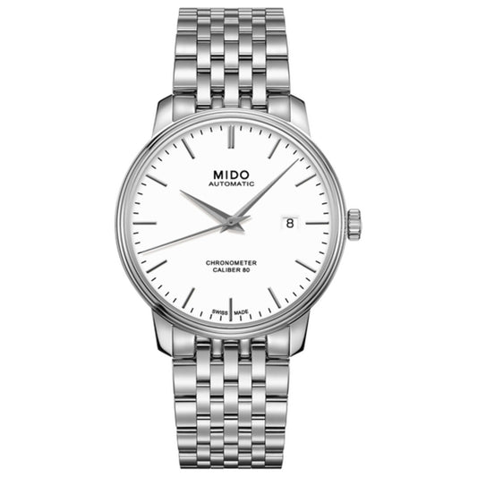 Front view of Mido Baroncelli III Men's Automatic Watch M0274081101100