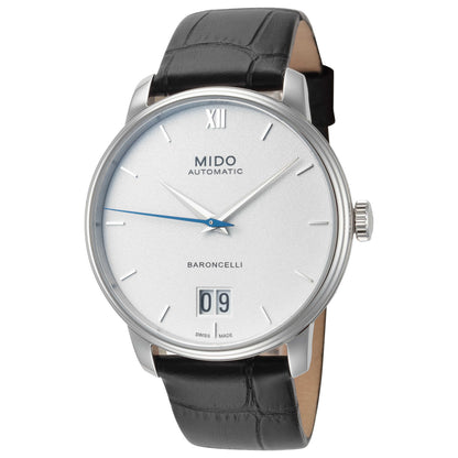 Front view of Mido Baroncelli III Men's Automatic Watch M0274261601800
