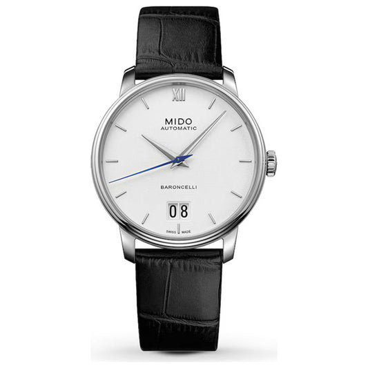 Front view of Mido Baroncelli III Men's Automatic Watch M0274261601800