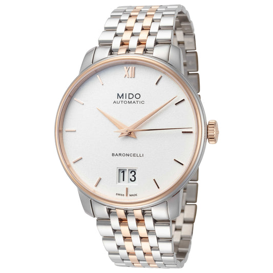 Front view of Mido Baroncelli Men's Automatic Watch M0274262201800