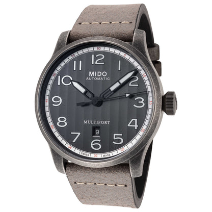 Front view of Mido Multifort Men's Automatic Watch M0326073605000