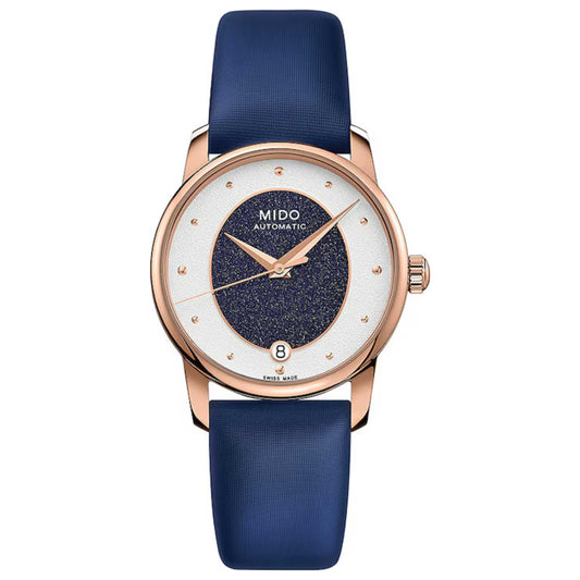 Front view of Mido Baroncelli Women's Automatic Watch M0352073749100