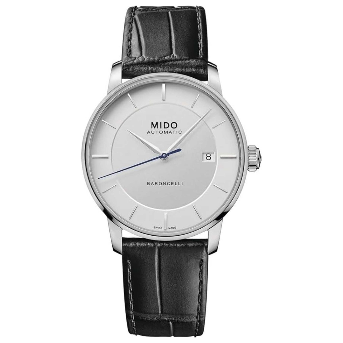 Front view of Mido Baroncelli II Men's Automatic Watch M0374071603101