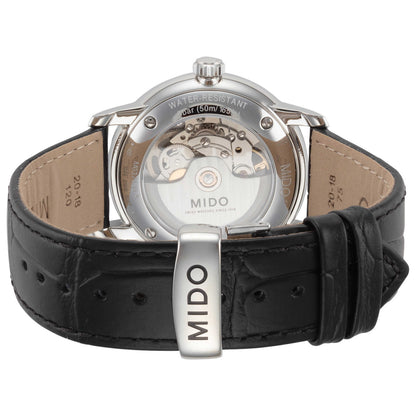 Back view of Mido Baroncelli Men's Automatic Watch M0374361606100