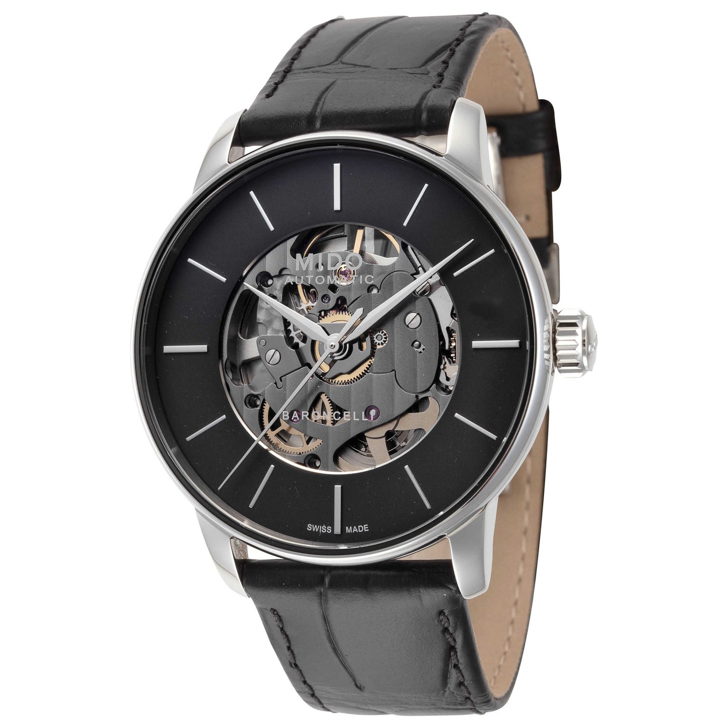 Front view of Mido Baroncelli Men's Automatic Watch M0374361606100