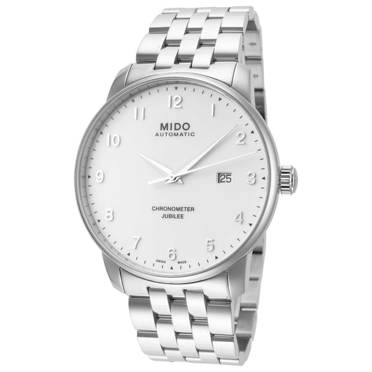 Front view of Mido Baroncelli Jubilee Men's Automatic Watch M0376081101200