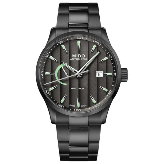 Front view of Mido Multifort III Men's Automatic Watch M0384243306100