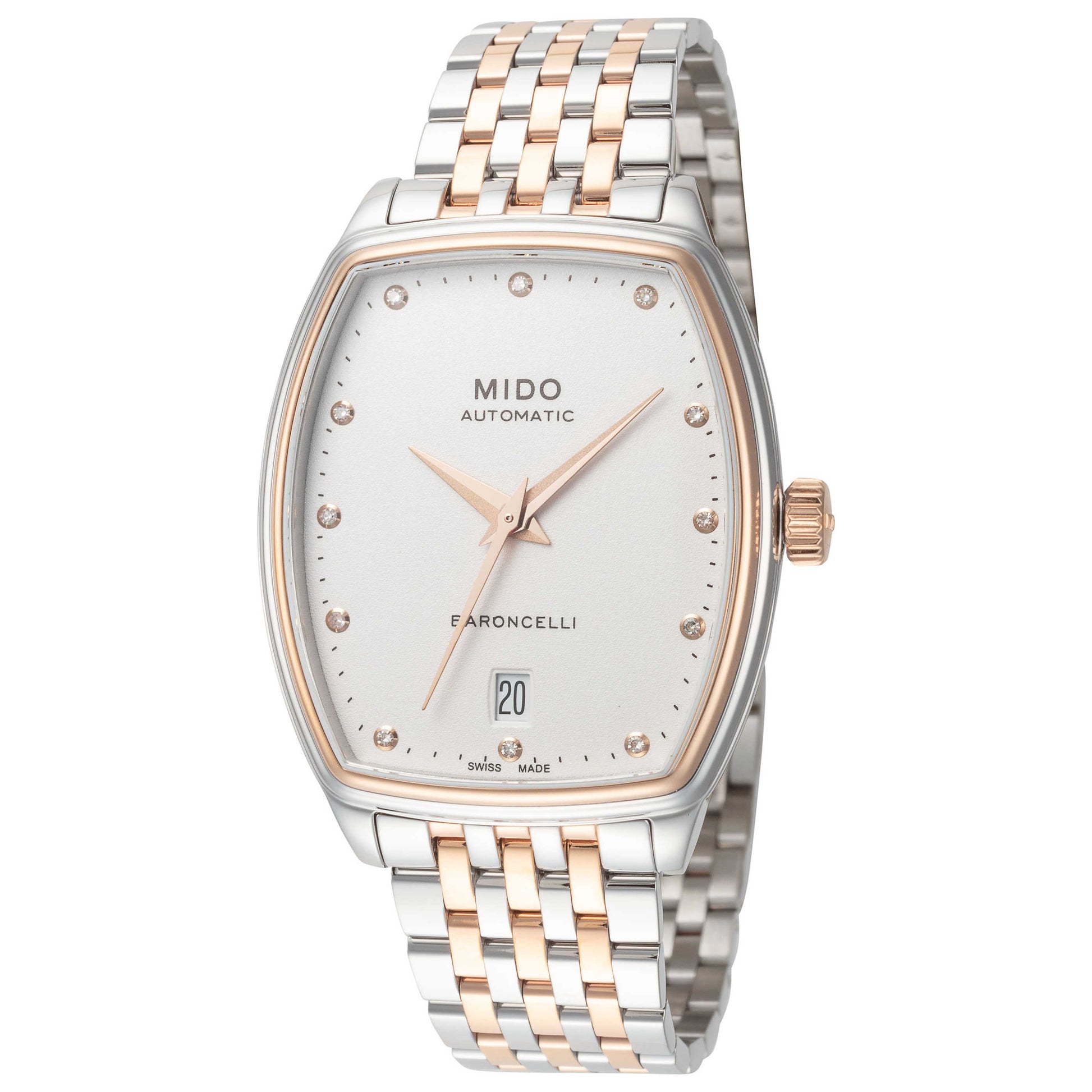 Front view of Mido Baroncelli Women's Automatic Watch M0413072201600