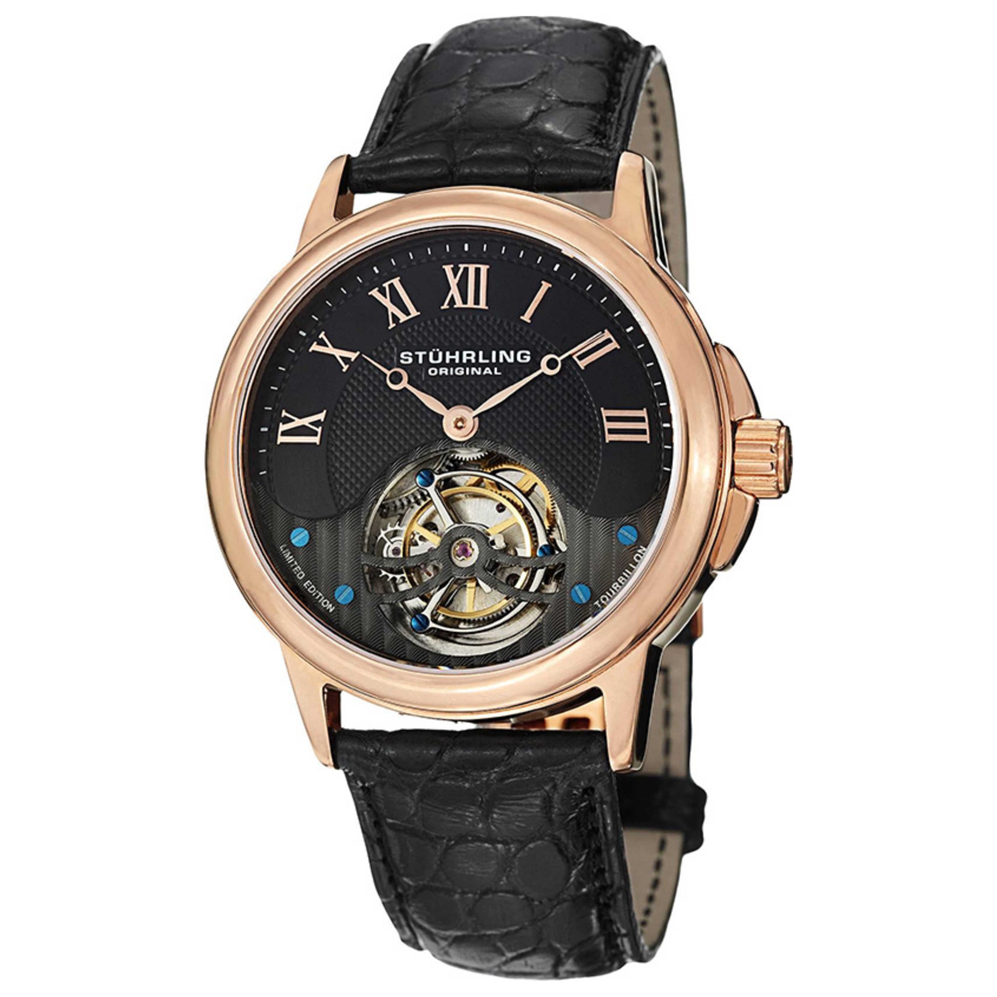 Front view of Stuhrling Tourbillon Men's Manual-Wind Watch M13681