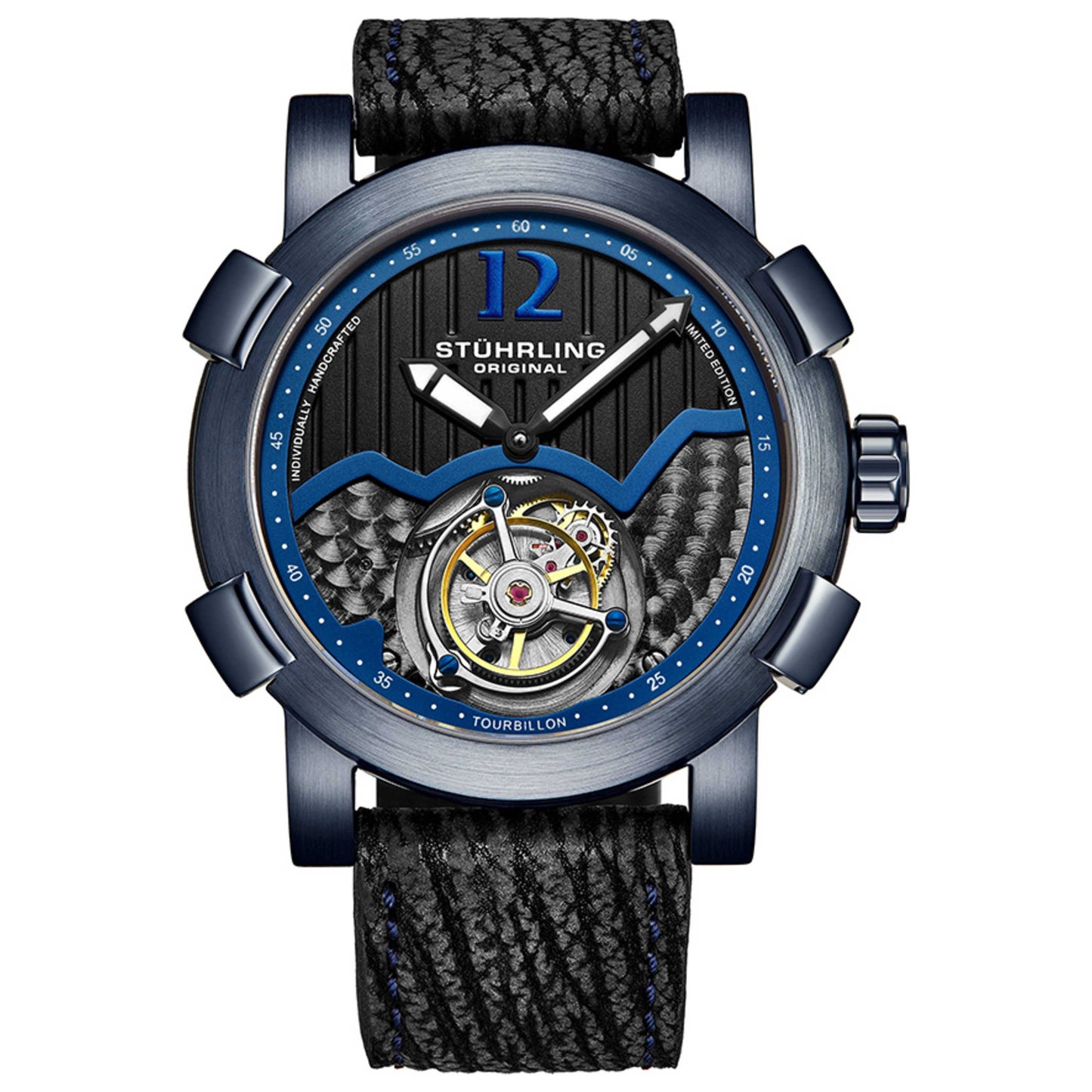 Front view of Stuhrling Tourbillon Men's Manual-Wind Watch M13684