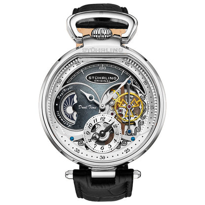 Front view of Stuhrling Legacy Men's Automatic Watch M13717