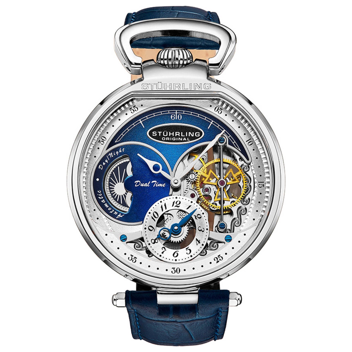 Front view of Stuhrling Legacy Men's Automatic Watch M13718