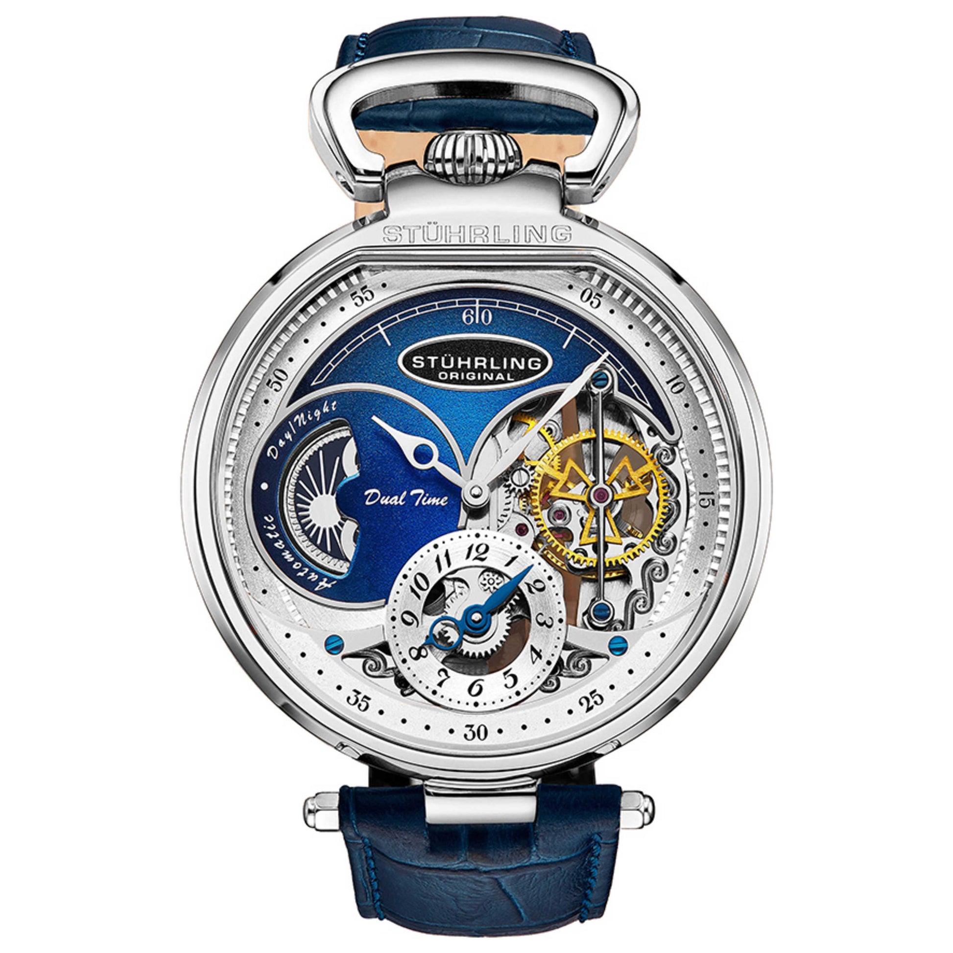 Front view of Stuhrling Legacy Men's Automatic Watch M13718