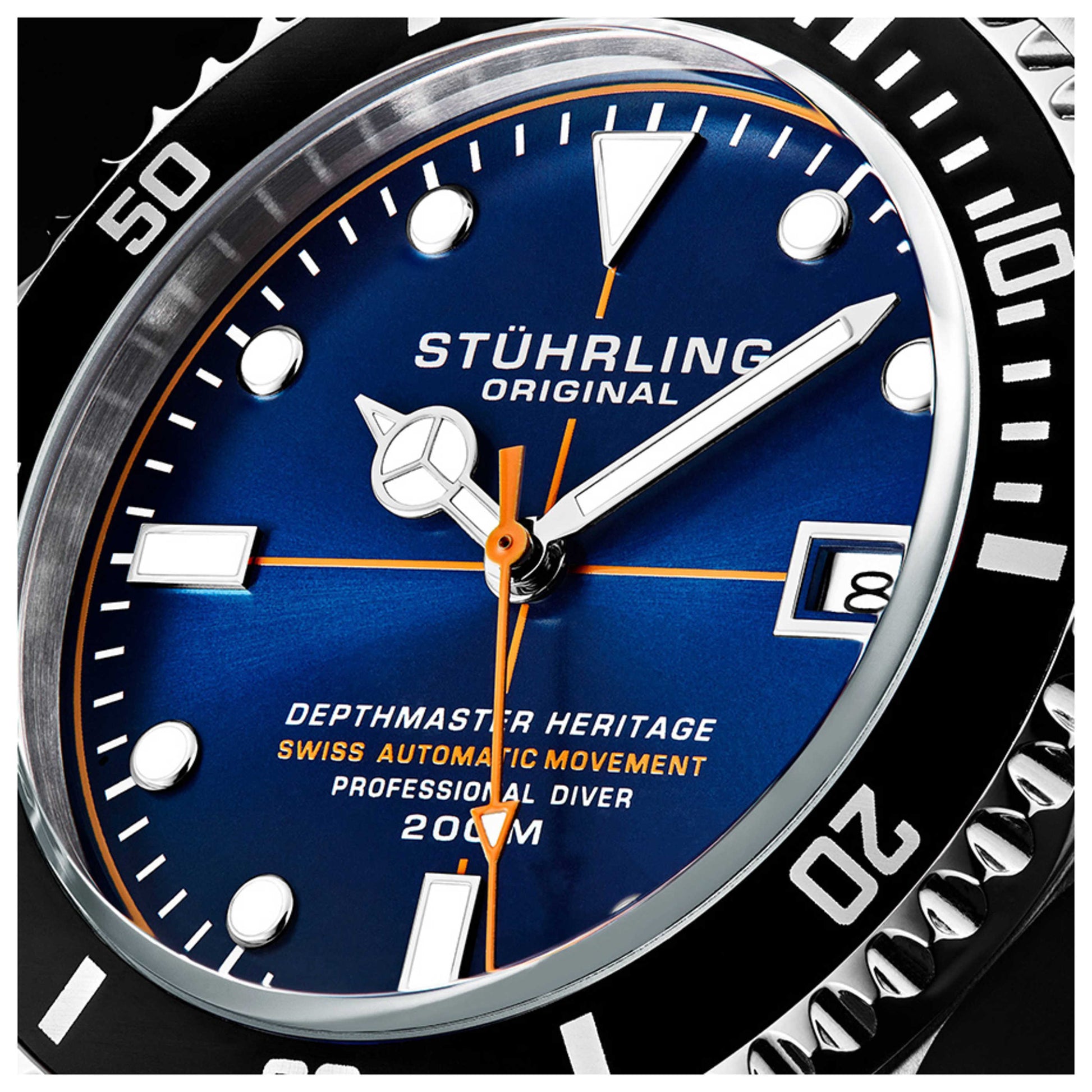 Stuhrling Aquadiver Men's Automatic Watch M13729 - Image #4
