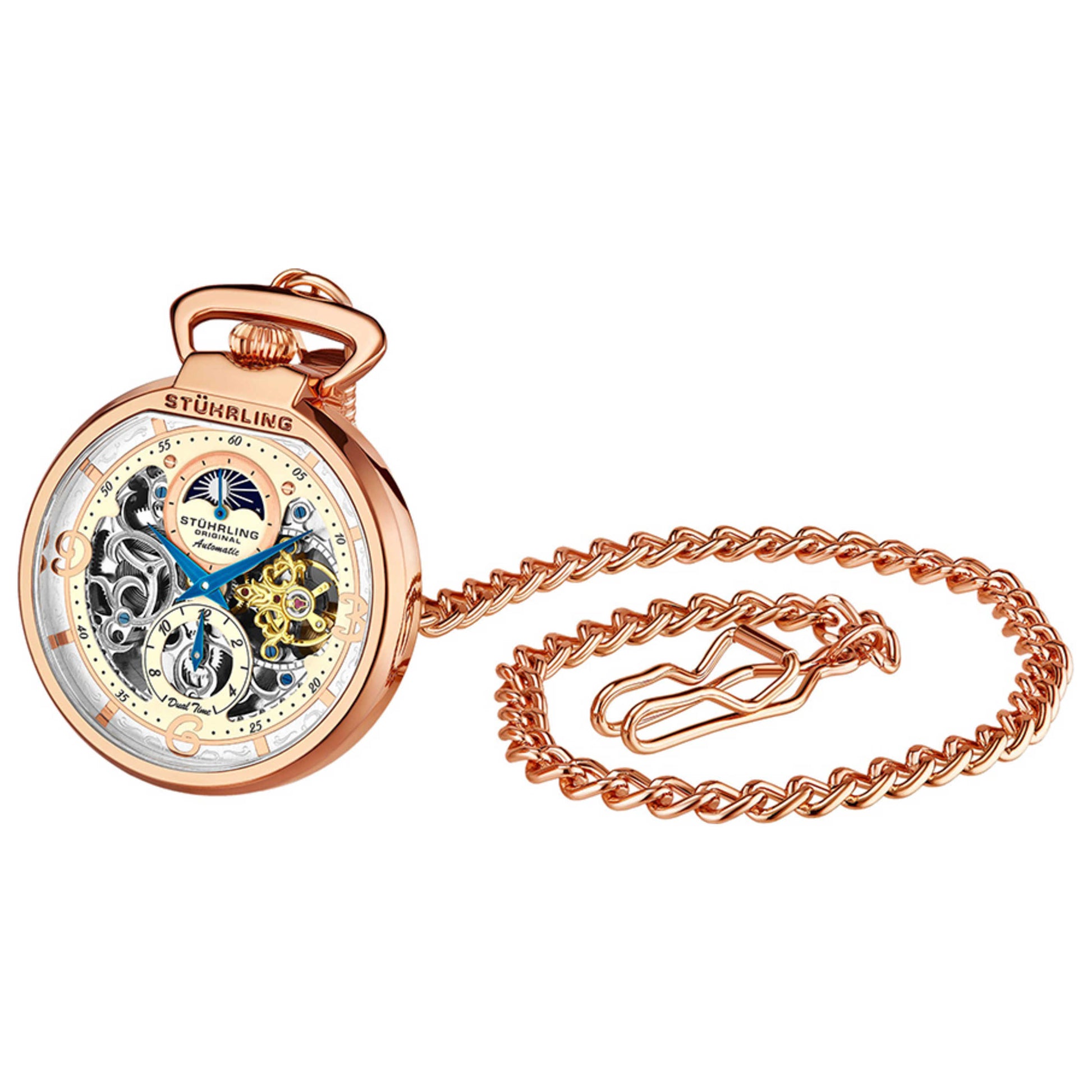 Front view of Stuhrling Legacy Men's Automatic Watch M13734