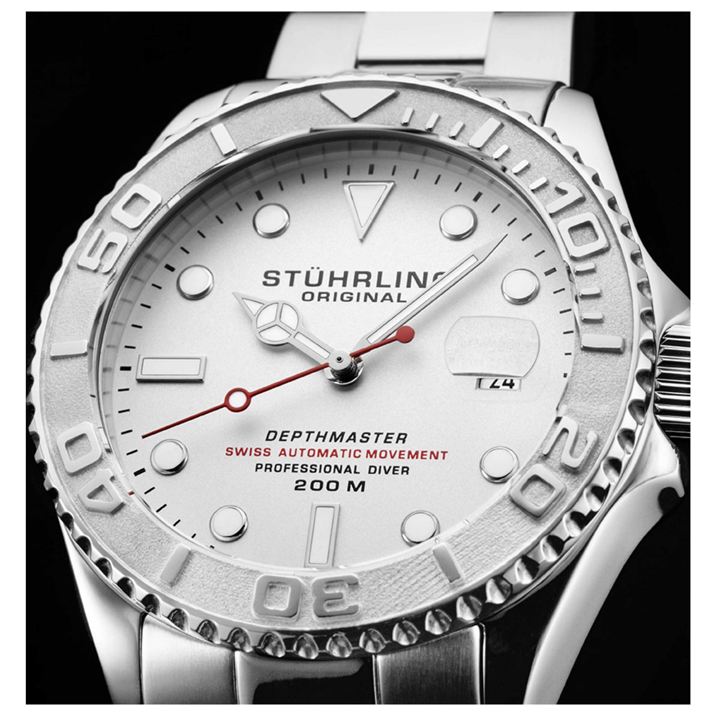Stuhrling Aquadiver Men's Automatic Watch M13746 - Image #5