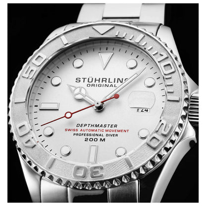 Stuhrling Aquadiver Men's Automatic Watch M13746 - Image #5