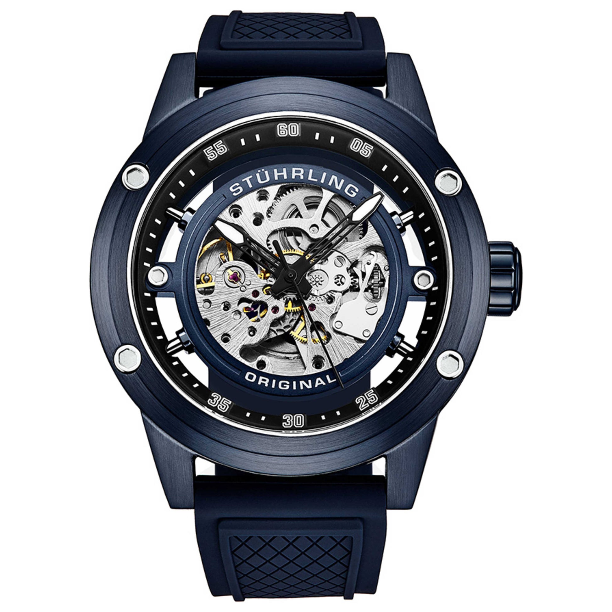 Front view of Stuhrling Legacy Men's Automatic Watch M13750