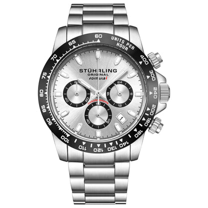 Front view of Stuhrling Monaco Men's Quartz Watch M13770
