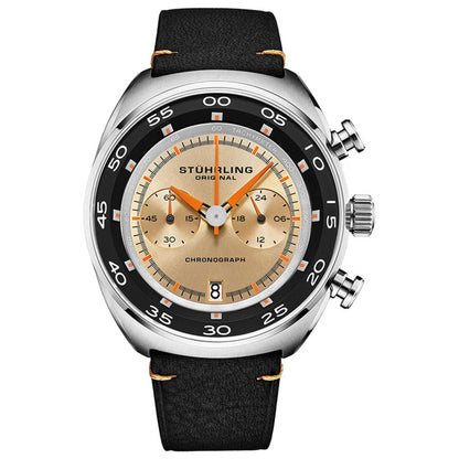 Front view of Stuhrling Monaco Men's Quartz Watch M13772