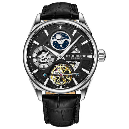Front view of Stuhrling Legacy Men's Automatic Watch M13809