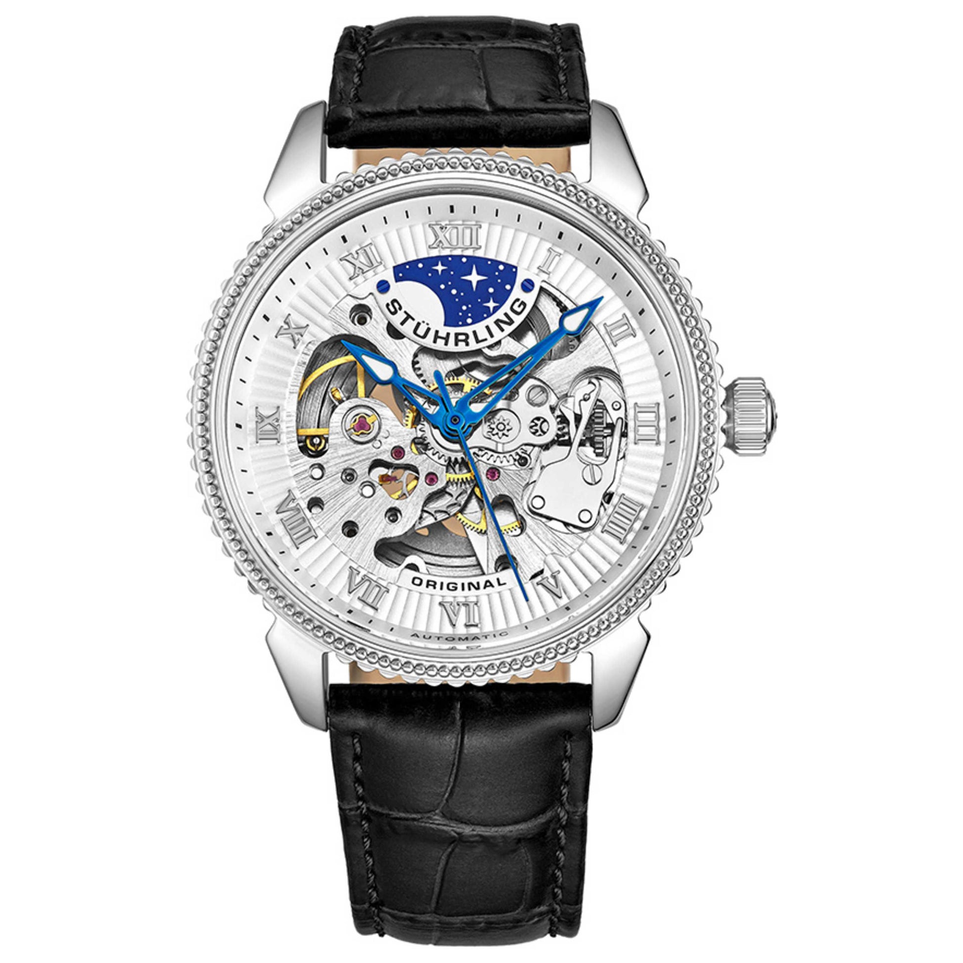 Front view of Stuhrling Legacy Men's Automatic Watch M13839
