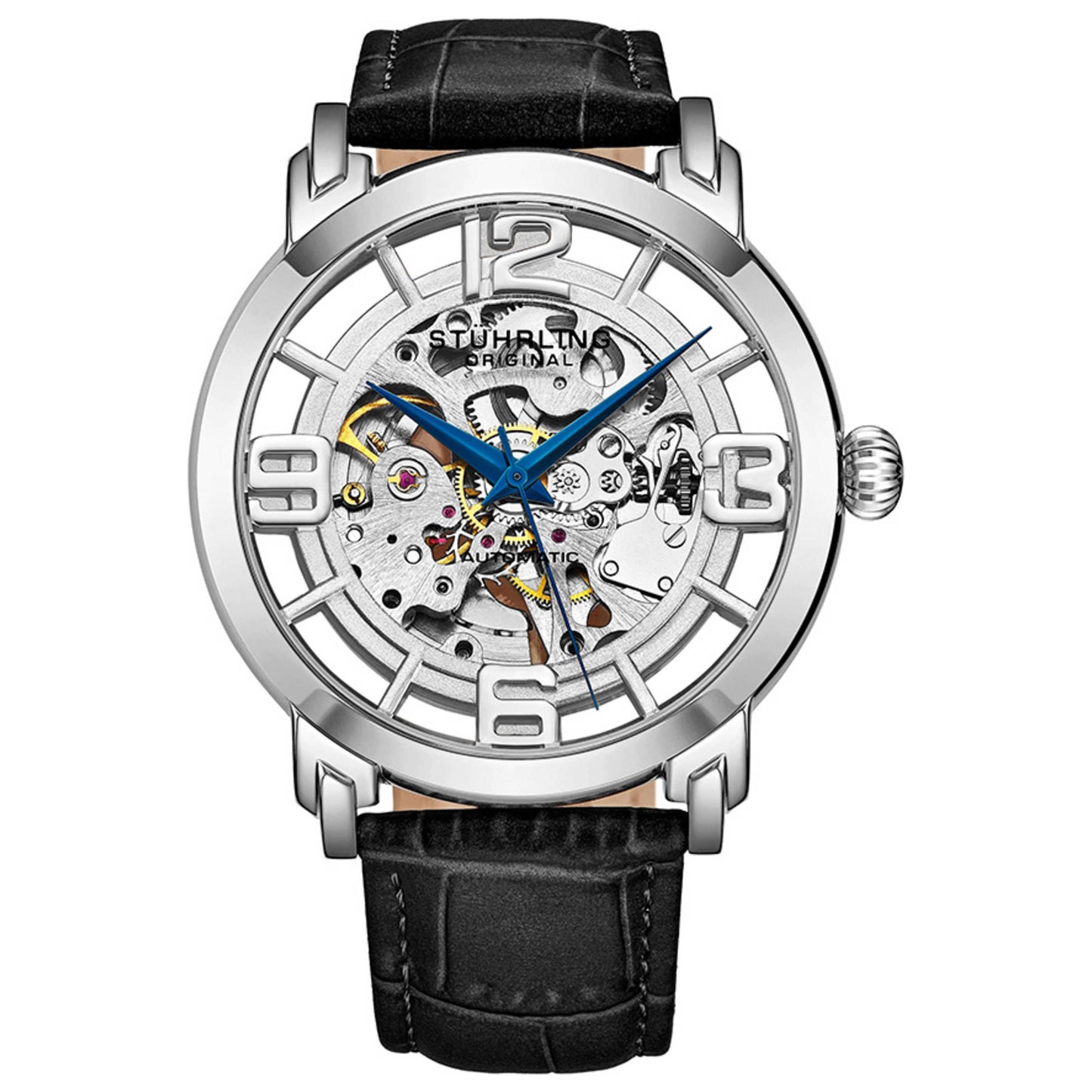 Front view of Stuhrling Legacy Men's Automatic Watch M13844