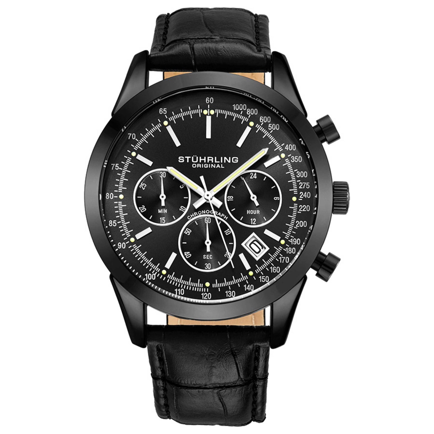 Front view of Stuhrling Monaco Men's Quartz Watch M13861