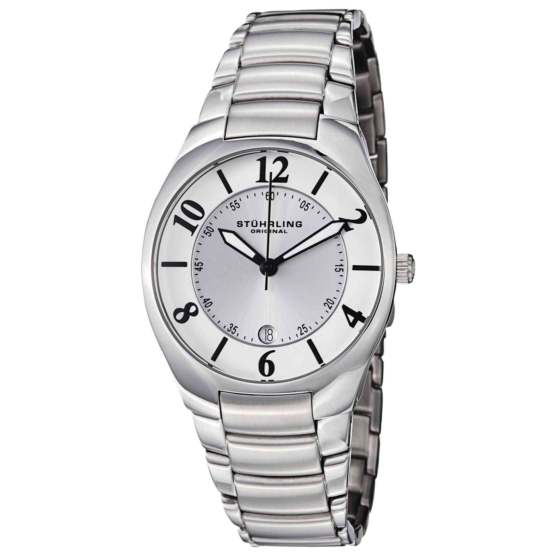 Front view of Stuhrling Symphony Men's Quartz Watch M14555