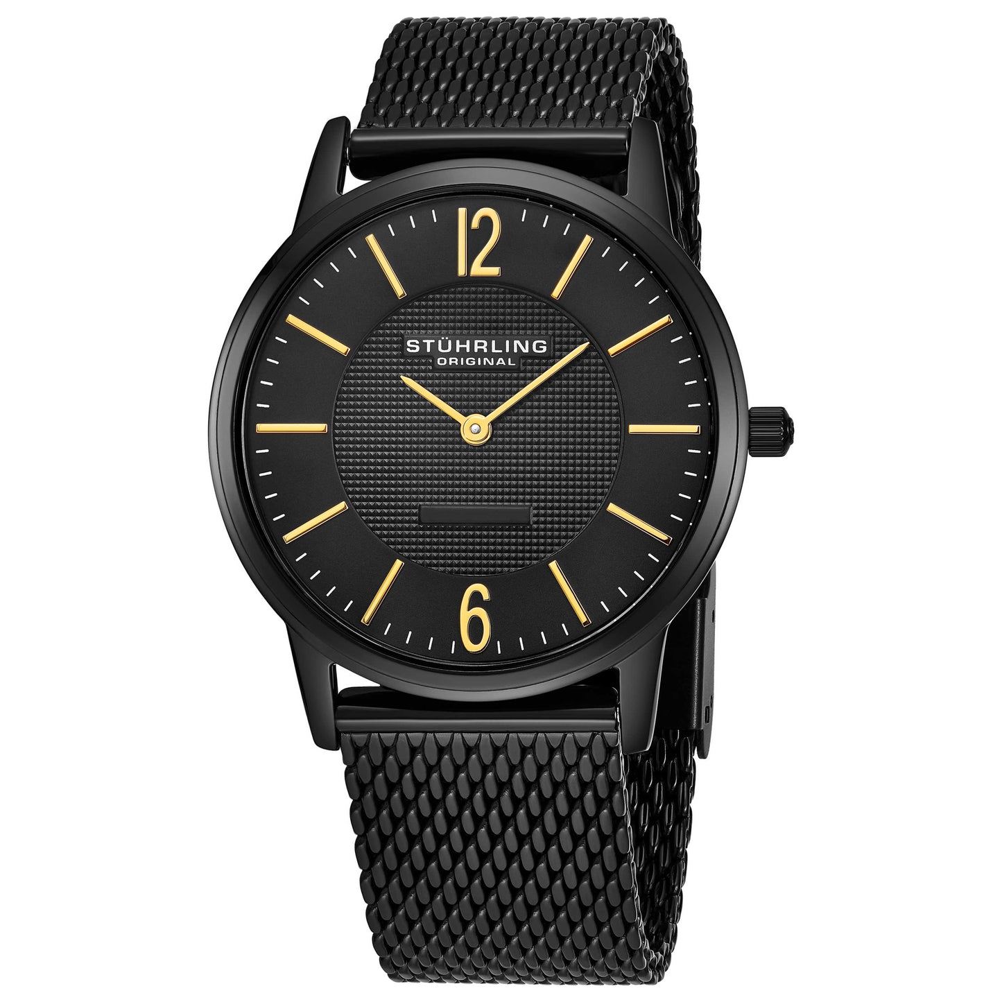 Front view of Stuhrling Symphony Men's Quartz Watch M14557